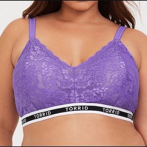 Torrid Logo Lace Bralette